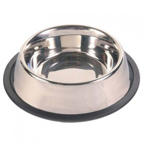 Castron antiderapant din inox pentru caini Enjoy 0.7 L